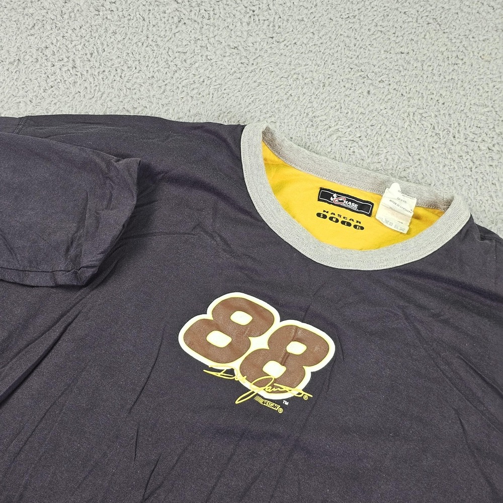 Vintage Dale Jarrett Shirt Mens 2XL Black NASCAR Racing‎ 88 Long Sleeve 2000s